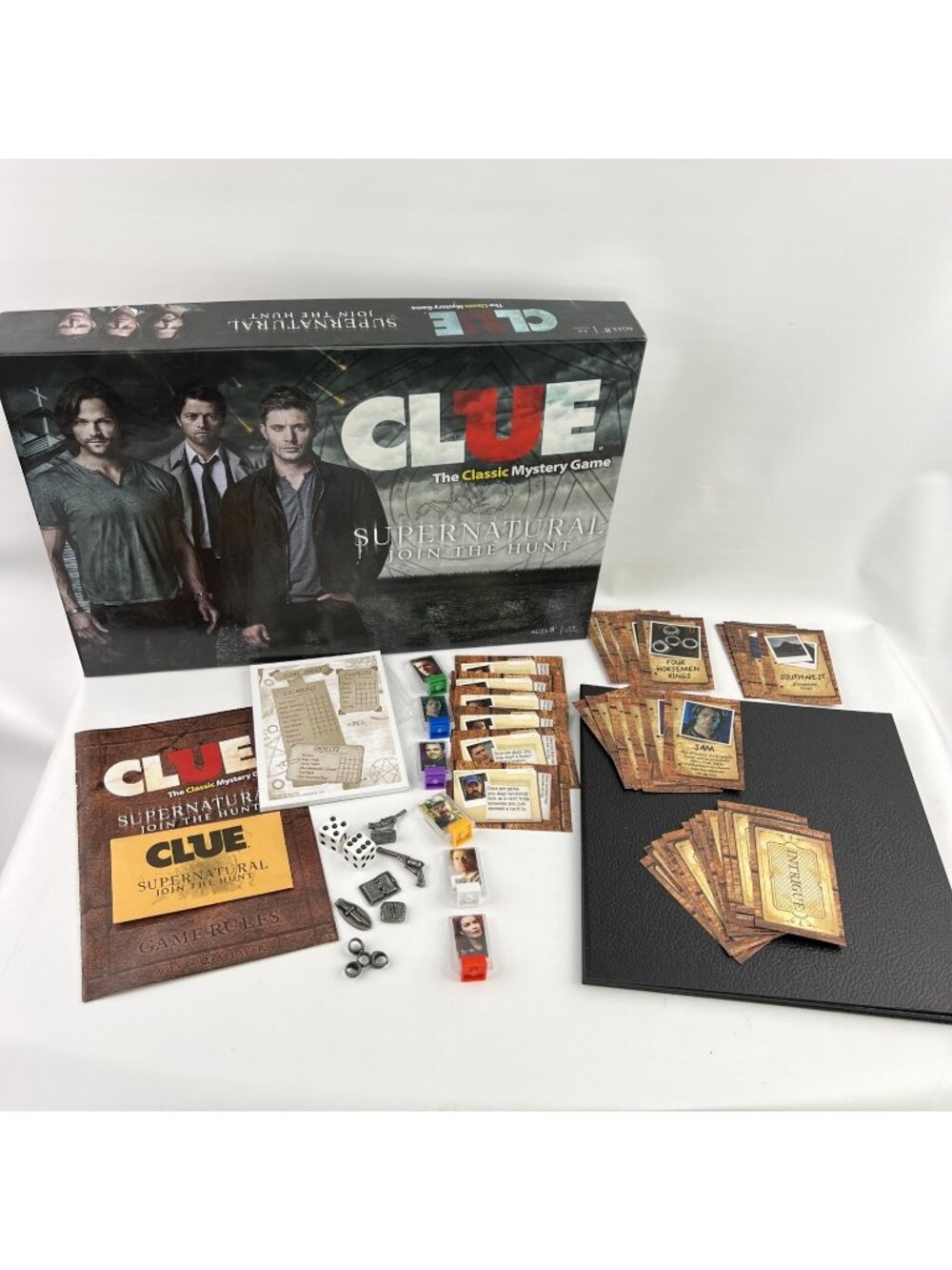 Clue Supernatural Join the Hunt Board Game Sam & Dean Rare 2014 100% Complete